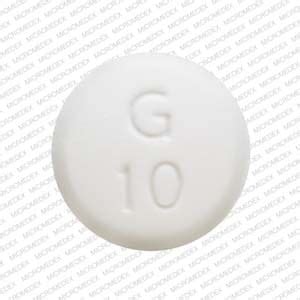 Swallow the pill whole. . G 10 pill